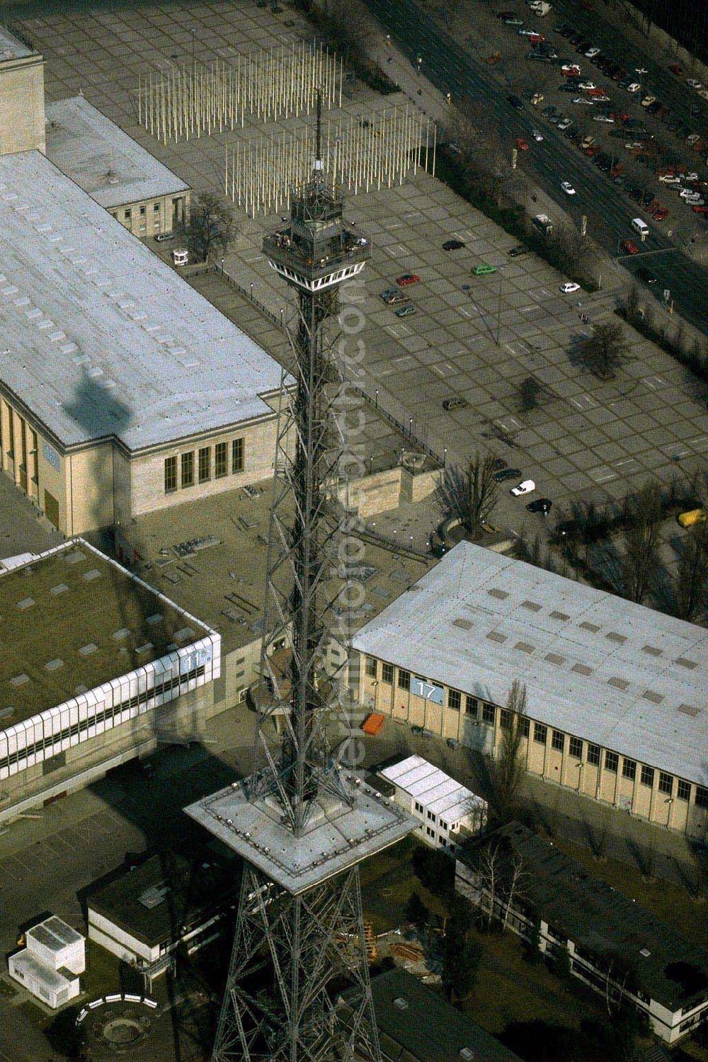 Aerial image Berlin - Charlottenburg - Berliner Funkturm