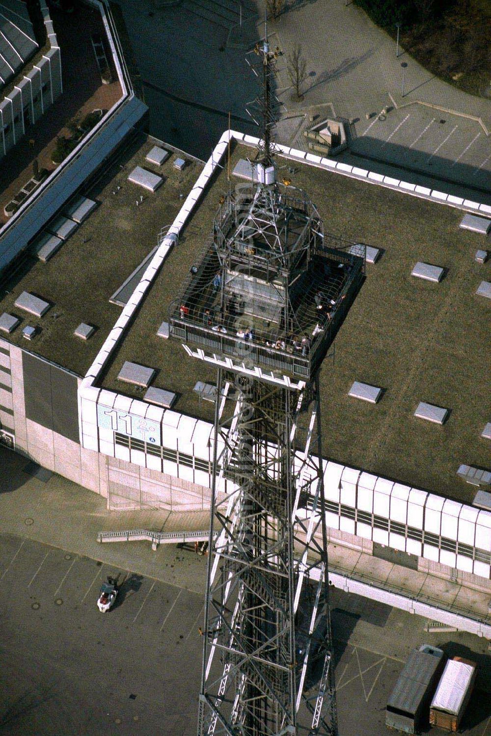 Aerial photograph Berlin - Charlottenburg - Berliner Funkturm