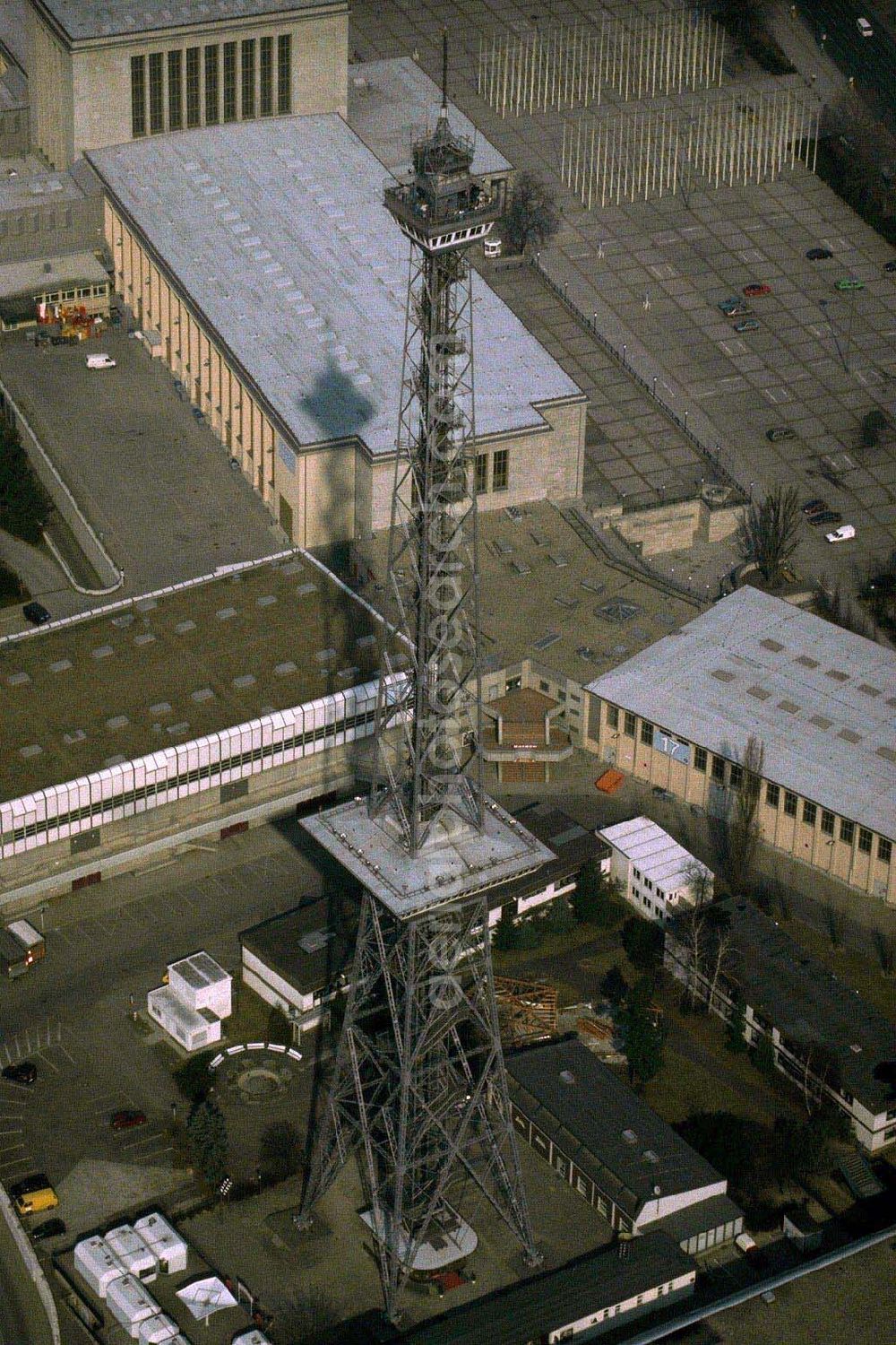 Berlin - Charlottenburg from above - Berliner Funkturm