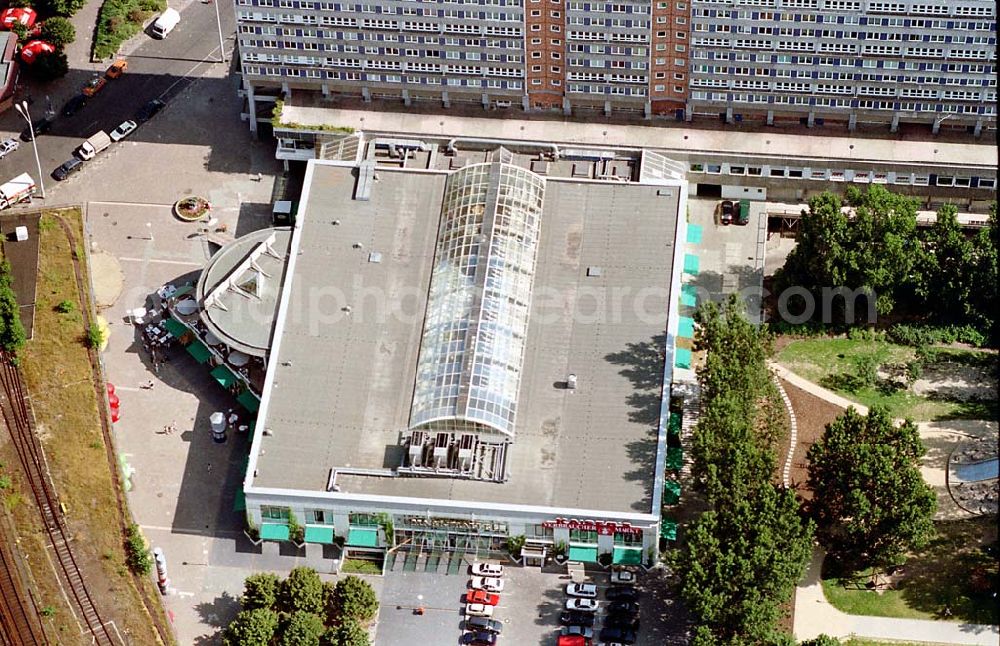 Berlin Mitte from above - Berliner Markthalle am Alexanderplatz