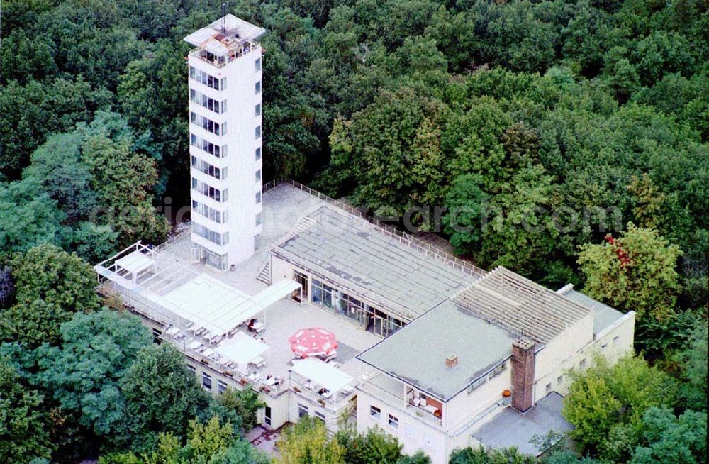 Berlin-Köpenick from the bird's eye view: Berliner Müggelturm.