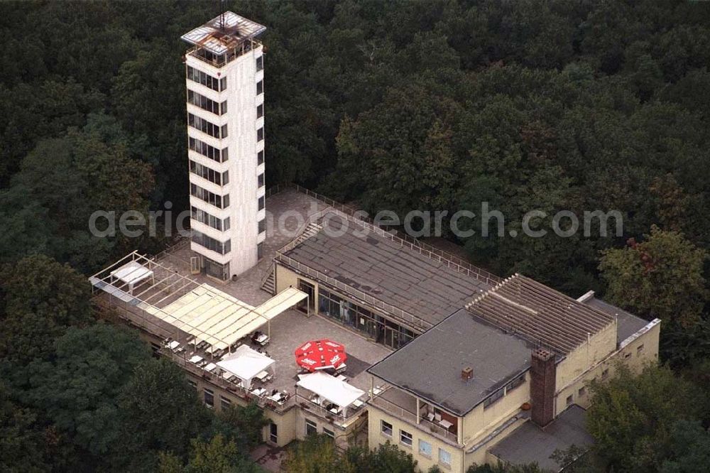 Aerial image Berlin - Köpenick - Berliner Müggelturm.