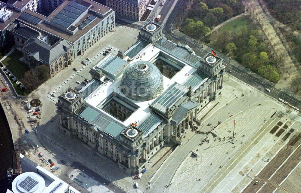 Aerial image Berlin-Tiergarten / Spreebogen - 