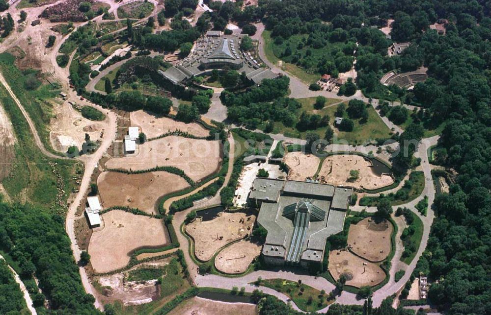 Berlin-Lichtenberg from the bird's eye view: Berliner Tierpark in Lichtenberg.