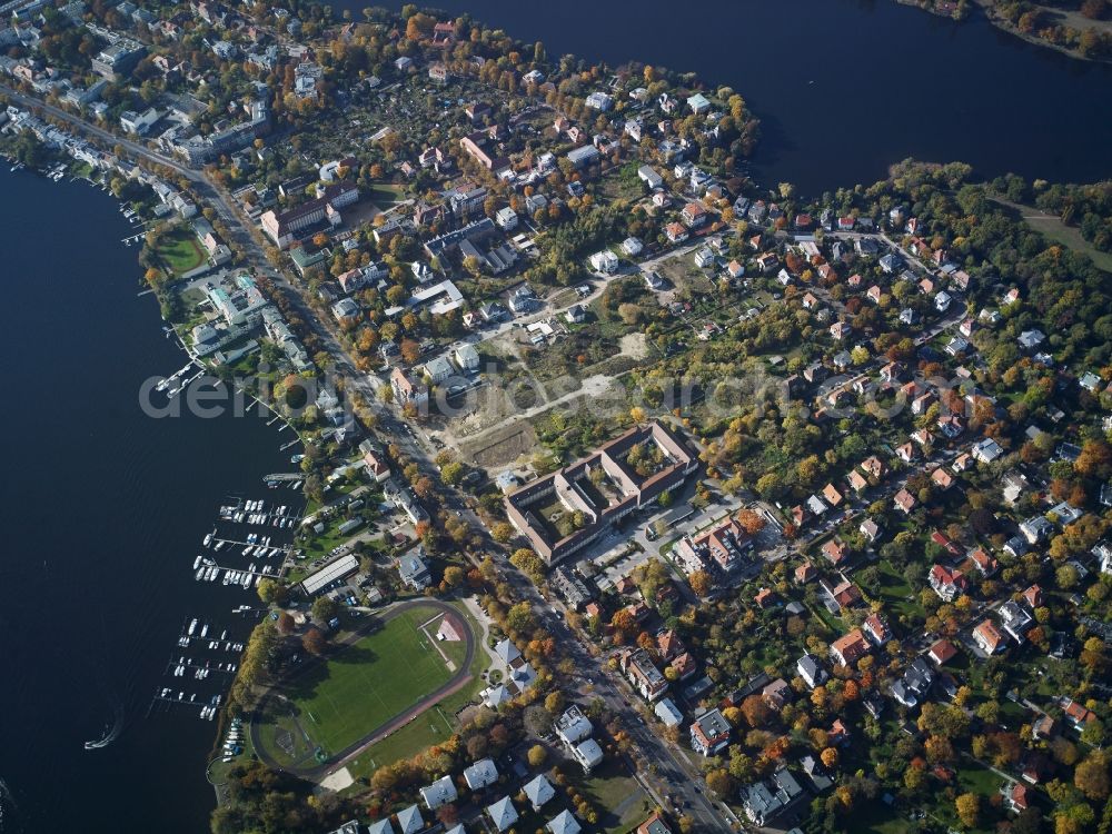 Potsdam from above - View of the district Berliner Vorstadt in Potsdam in the state Brandenburg