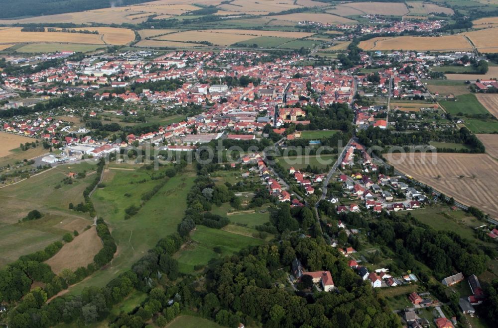 Aerial image Dingelstädt - Overview from the village Dingelstaedt in Thuringia