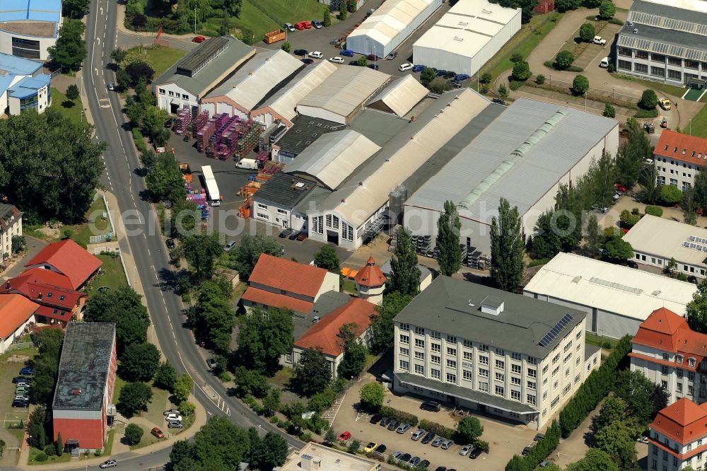 Sömmerda from the bird's eye view: In the Rheinmetall road from Soemmerda in Thuringia is the Profession Training Center Soemmerda. The profit company provides training in modern educational and training facilities to the latest technology and systems in the areas of housekeeping, catering, business, management, sales and trade