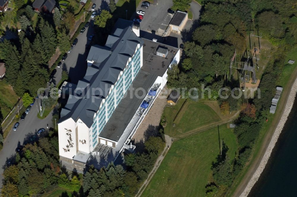 Kurort Oberwiesenthal from above - BEST WESTERN Ahorn Hotel Birkenhof Oberwiesenthal in Oberwiesenthal in Saxony