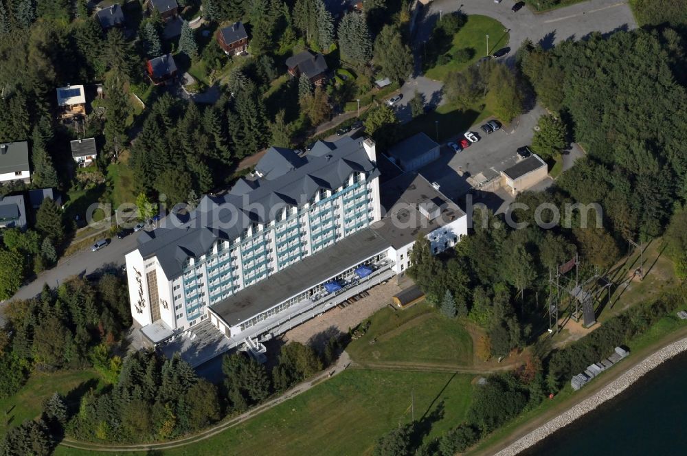 Aerial photograph Kurort Oberwiesenthal - BEST WESTERN Ahorn Hotel Birkenhof Oberwiesenthal in Oberwiesenthal in Saxony