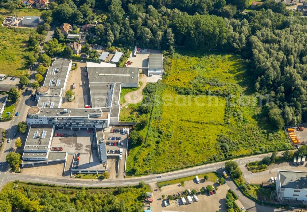 Aerial image Bochum - Grounds of the fire depot on Strasse Brandwacht in Bochum in the state North Rhine-Westphalia, Germany