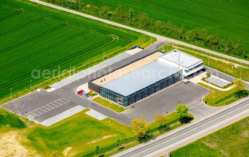 Aerial image Drensteinfurt - Grounds of the fire depot on Freiwillige Feuerwehr in Drensteinfurt in the state North Rhine-Westphalia, Germany