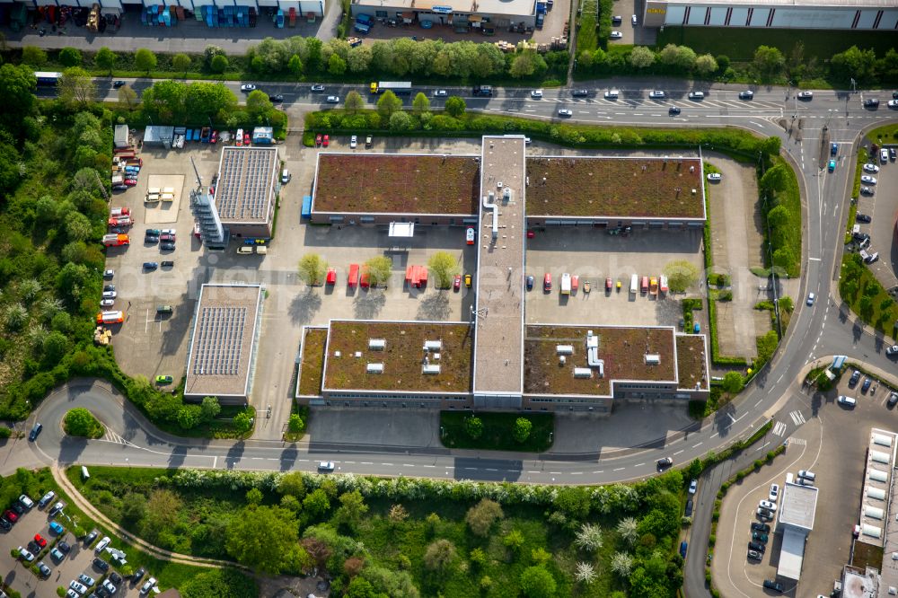 Hagen from above - grounds of the fire depot at Verbandsstreet in Hagen at Ruhrgebiet in the state North Rhine-Westphalia