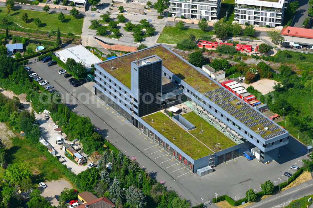 Aerial photograph Heidelberg - Grounds of the fire depot on on Baumschulenweg in the district Kirchheim in Heidelberg in the state Baden-Wurttemberg, Germany