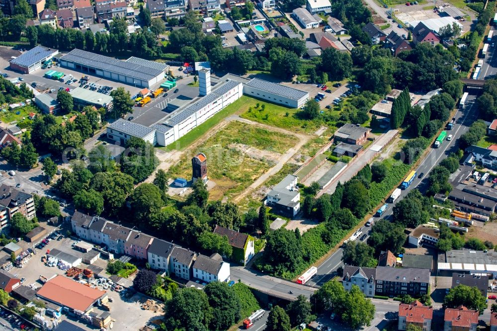 Aerial image Gladbeck - Site of the depot of the central depot Gladbeck (CC) and the fire Gladbeck in Gladbeck in North Rhine-Westphalia