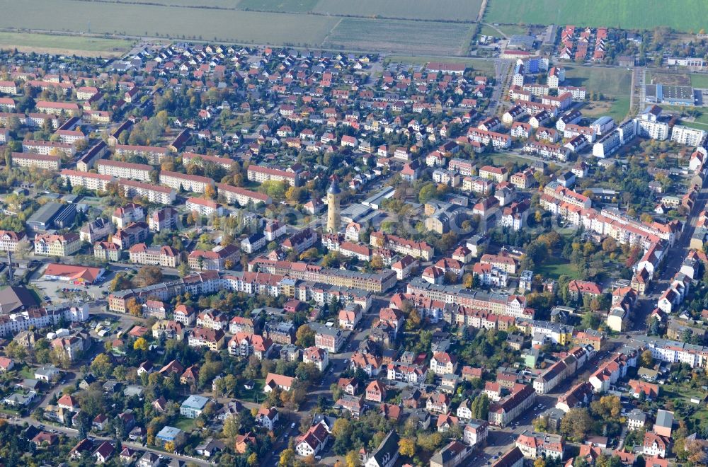 Leipzig OT Böhlitz-Ehrenberg from the bird's eye view: District view of Boehlitz-Ehrenberg in Leipzig in the state of Saxony