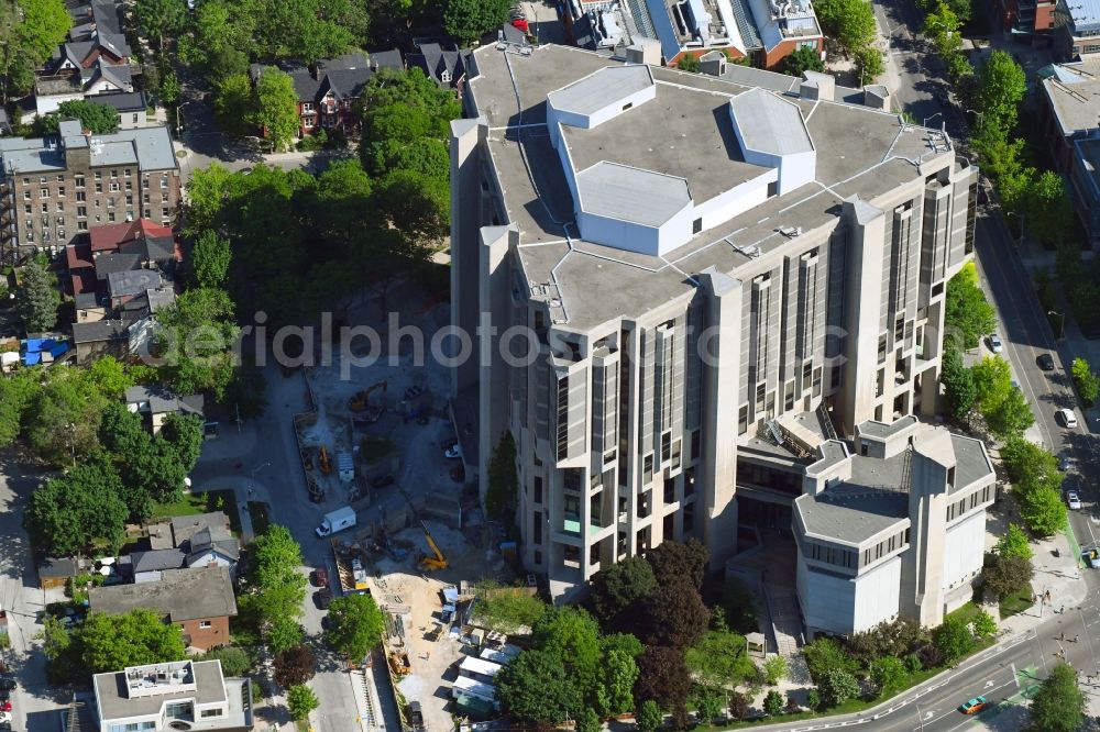 Aerial Image Toronto Library Building Of John P Robarts Research Library On St George Street In