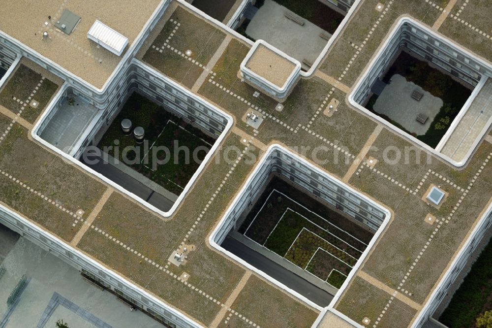 Aerial photograph Berlin - Departmental Library of Education, Didactics and Psychology at the campus of the Freie Universitaet FU in Berlin in Germany