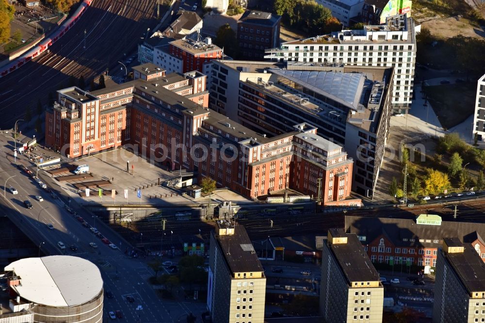 Aerial photograph Hamburg - Library Building of Zentralbibliothek Hamburg in Hamburg, Germany