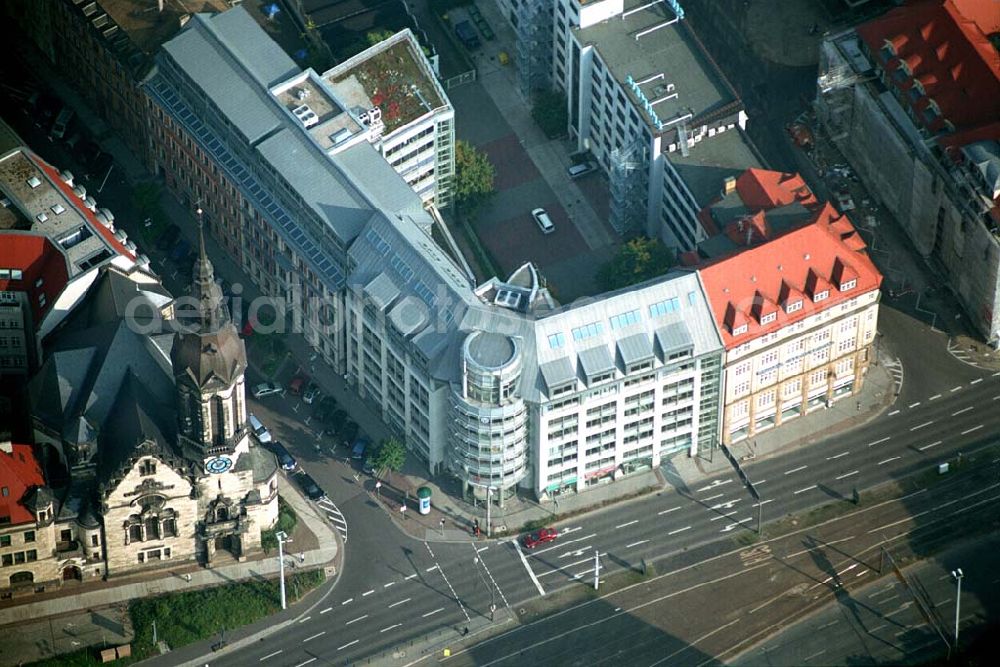 Leipzig / Sachsen from the bird's eye view: Das Bürocenter Fürstenhof liegt direkt an der Leipziger Altstadt.