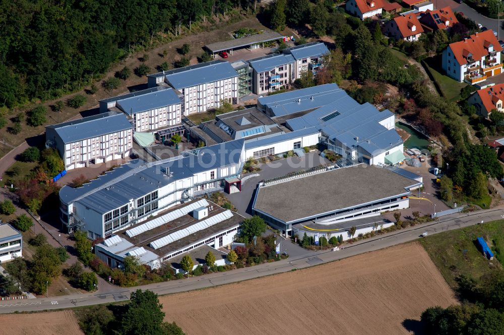 Aerial photograph Triefenstein - School building of the of Berufsgenossenschaft Holz and Metalll in Triefenstein in the state Bavaria, Germany