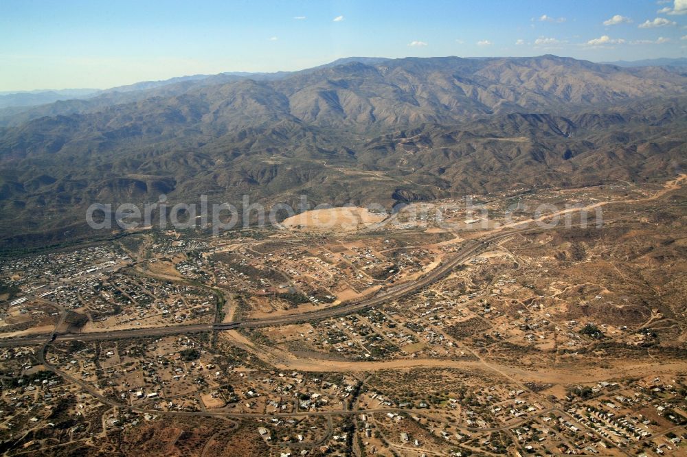 Aerial image Black Canyon Stadt - Townscape of Black Canyon City, Arizona in USA