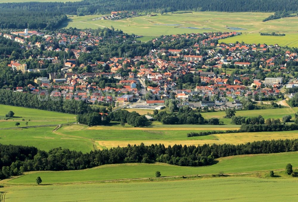 Aerial photograph Blankenhain - View of the city Blankenhain with surroundings, in the state of Thuringia