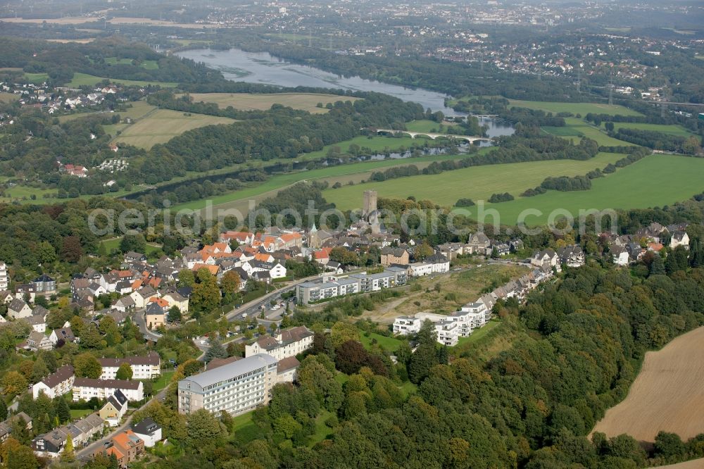 Hattingen from the bird's eye view: View of the district Blankenstein in Hattingen in the state North Rhine-Westphalia