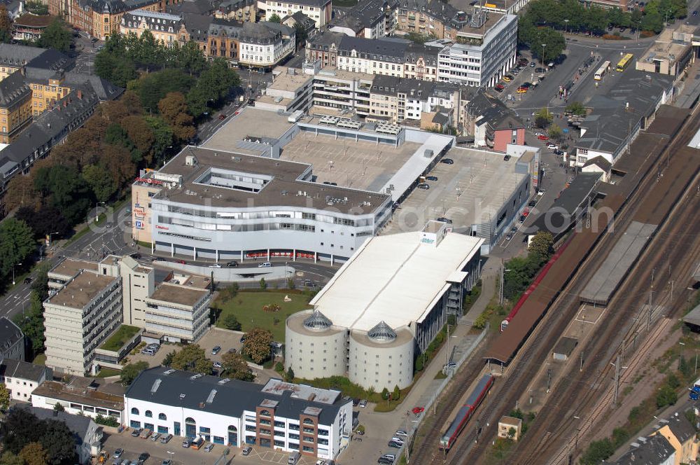 Aerial image TRIER - Blick auf das Alleencenter Truer an der Ostallee 3-5 in 54290 Trier. Betrieber ist die FM Facility Management GmbH