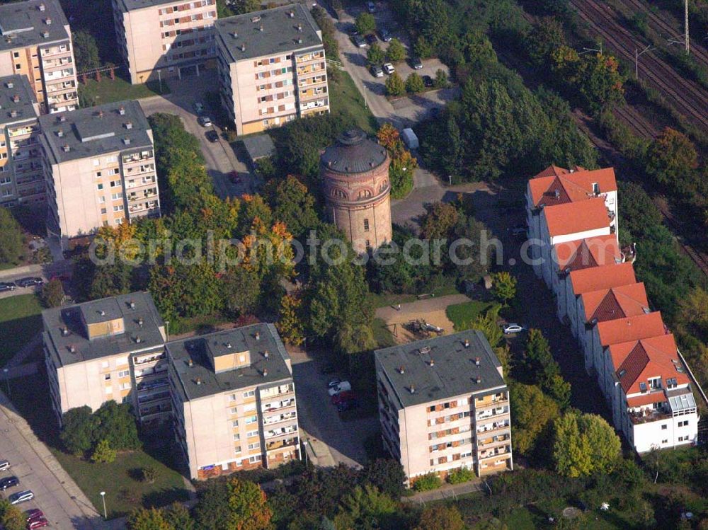 Frankfurt / Oder from the bird's eye view: Alter Wasserturm in Frankfurt / Oder