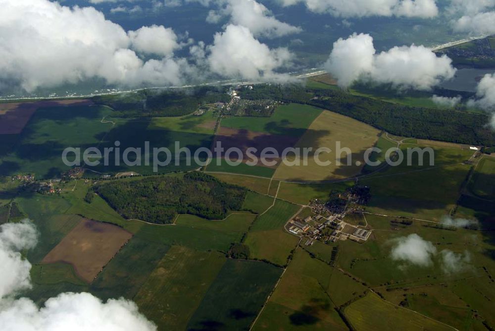 Heiligendamm from above - Blick auf das Areal des Sperrgürtels Heiligendamm zum G8 Gipfeltreffen aus 2500 Meter Höhe