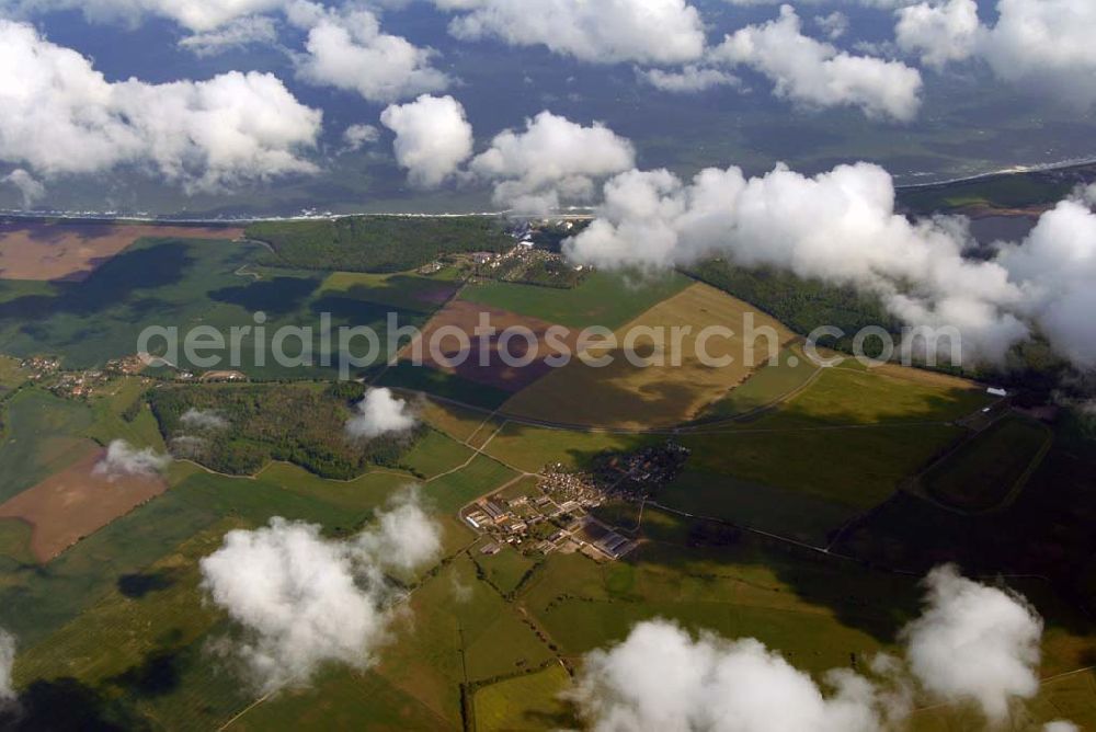 Aerial image Heiligendamm - Blick auf das Areal des Sperrgürtels Heiligendamm zum G8 Gipfeltreffen aus 2500 Meter Höhe