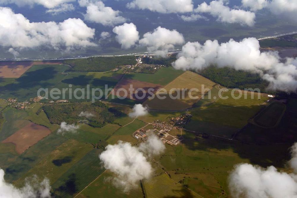 Aerial photograph Heiligendamm - Blick auf das Areal des Sperrgürtels Heiligendamm zum G8 Gipfeltreffen aus 2500 Meter Höhe