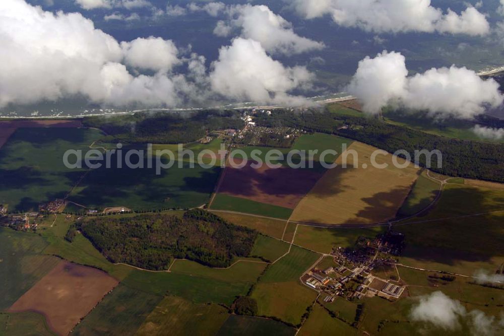 Aerial image Heiligendamm - Blick auf das Areal des Sperrgürtels Heiligendamm zum G8 Gipfeltreffen aus 2500 Meter Höhe