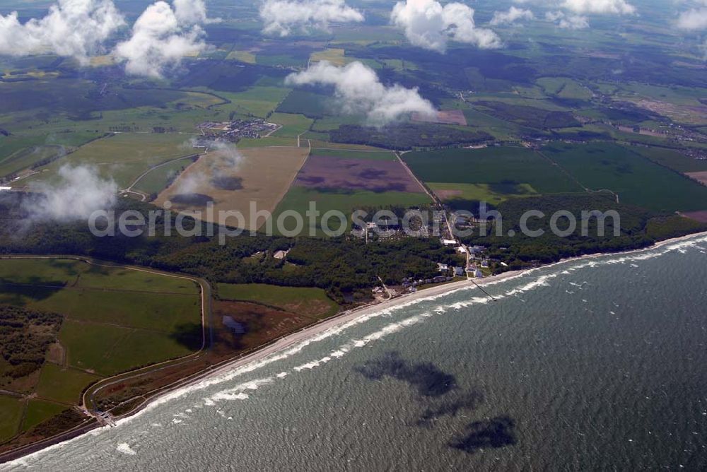 Heiligendamm from above - Blick auf das Areal des Sperrgürtels Heiligendamm zum G8 Gipfeltreffen aus 2500 Meter Höhe