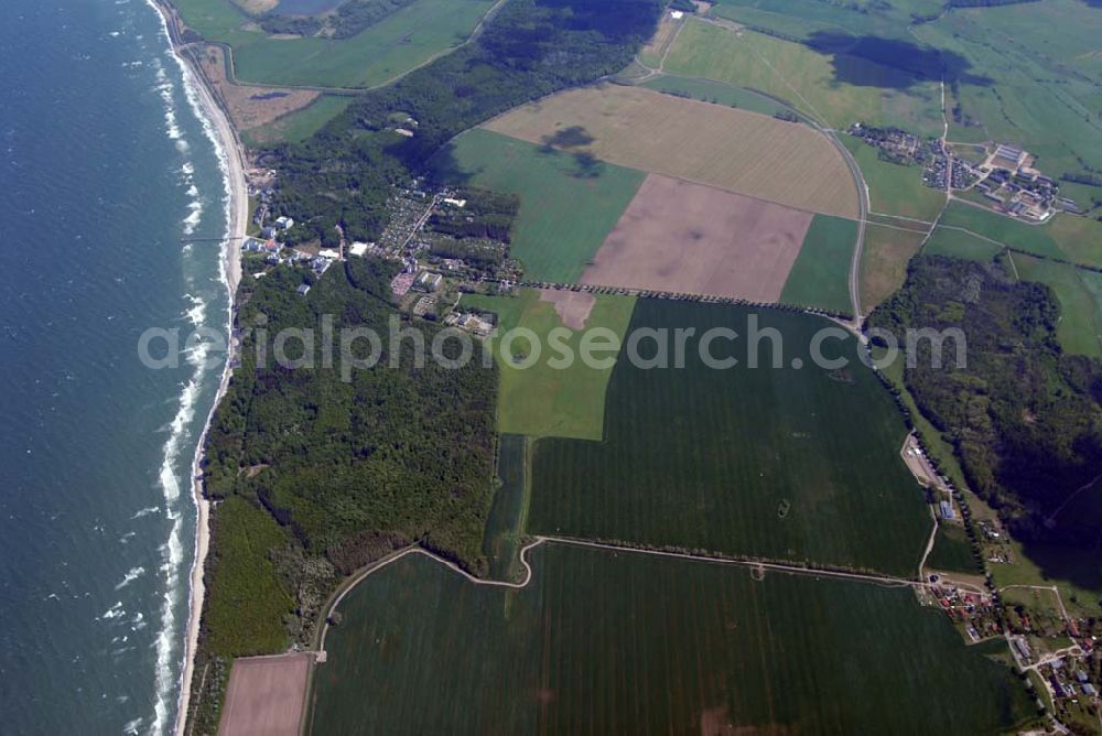 Aerial photograph Heiligendamm - Blick auf das Areal des Sperrgürtels Heiligendamm zum G8 Gipfeltreffen aus 2500 Meter Höhe