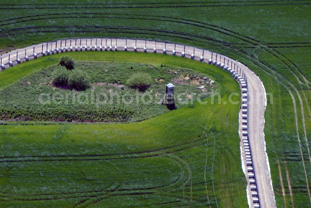 Heiligendamm from above - Blick auf das Areal des Sperrgürtels Heiligendamm zum G8 Gipfeltreffen / Absperrung durch Zaun.