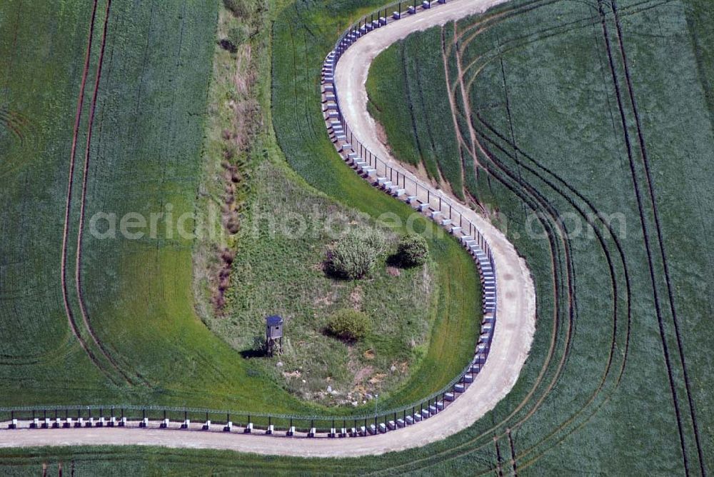 Aerial image Heiligendamm - Blick auf das Areal des Sperrgürtels Heiligendamm zum G8 Gipfeltreffen / Absperrung durch Zaun.