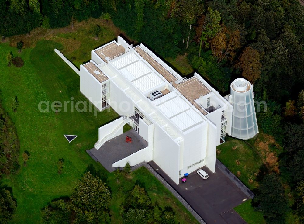 Remagen from above - View of the Arp Museum in Remagen in Rhineland-Palatinate