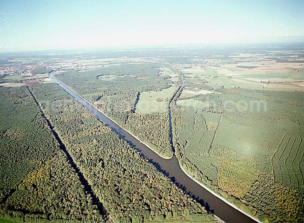 Genthin / Sachsen-Anhalt from the bird's eye view: 