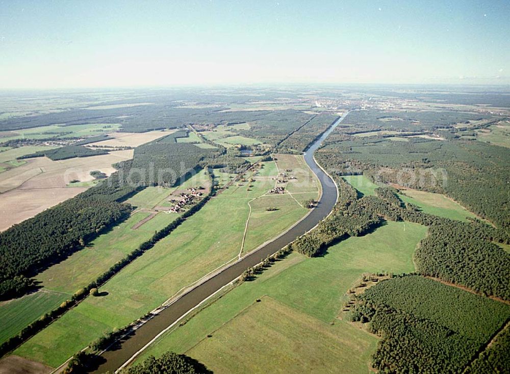 Genthin / Sachsen-Anhalt from above - 