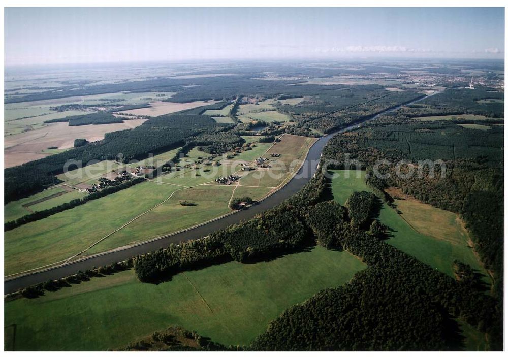 Genthin / Sachsen-Anhalt from the bird's eye view: 