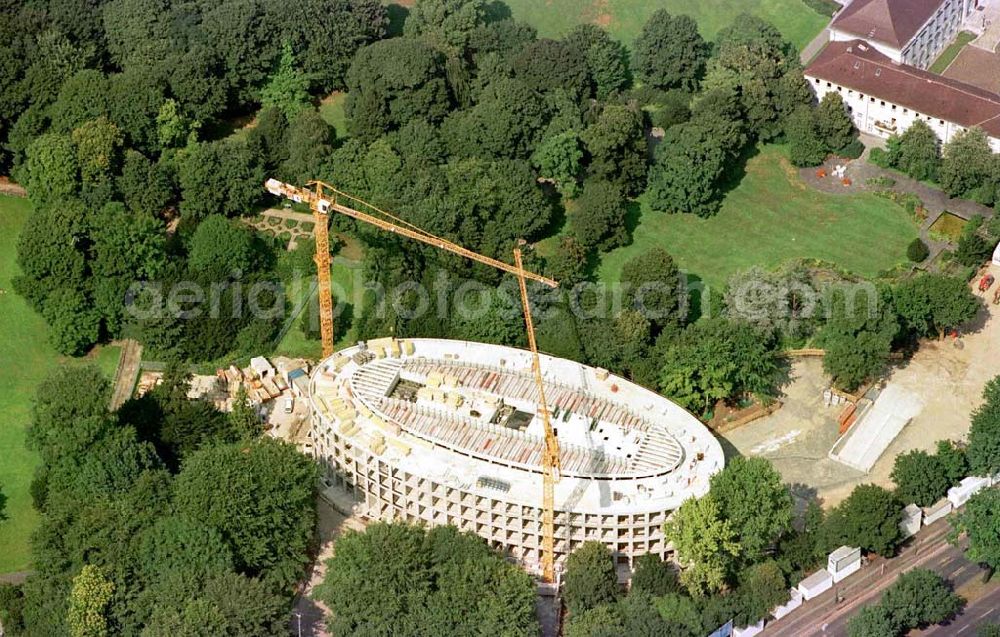 Aerial image Berlin - Construction site to construction of the Federal President in Berlin's Tiergarten