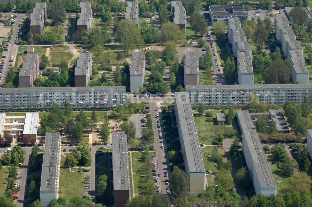 Rostock from above - Blick über das Wohngebiet Rostock-Schmarl. Homepage: