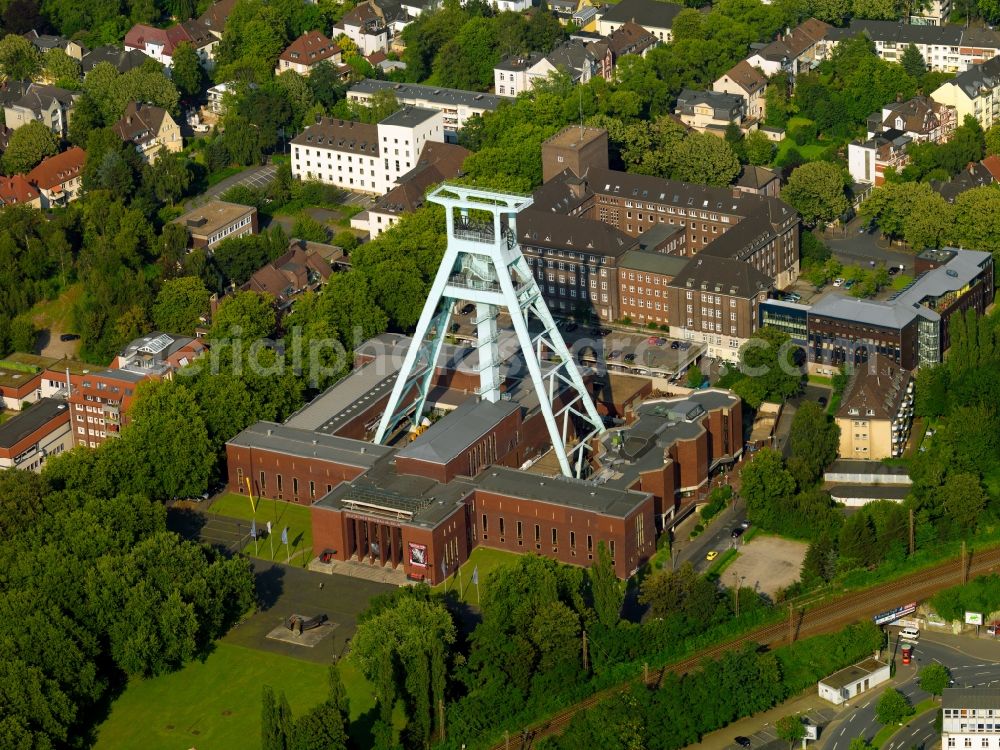 Aerial image Bochum - Views of the Mining Museum in Bochum in North Rhine-Westphalia