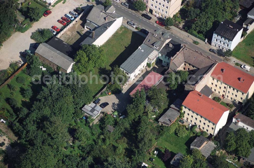 Bernau bei Berlin from the bird's eye view: Blick auf Wohnhäuser in der Weinbergstraße in Bernau bei Berlin in Brandenburg.