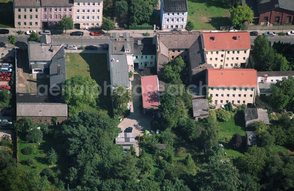 Aerial image Bernau bei Berlin - Blick auf Wohnhäuser in der Weinbergstraße in Bernau bei Berlin in Brandenburg.