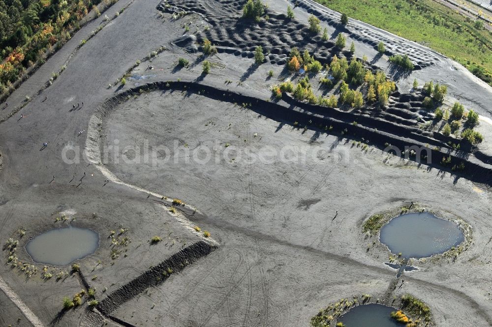 Aerial image Saarbrücken OT Dudweiler - View of the tailings pile in Dudweiler in Saarbrücken in Saarland