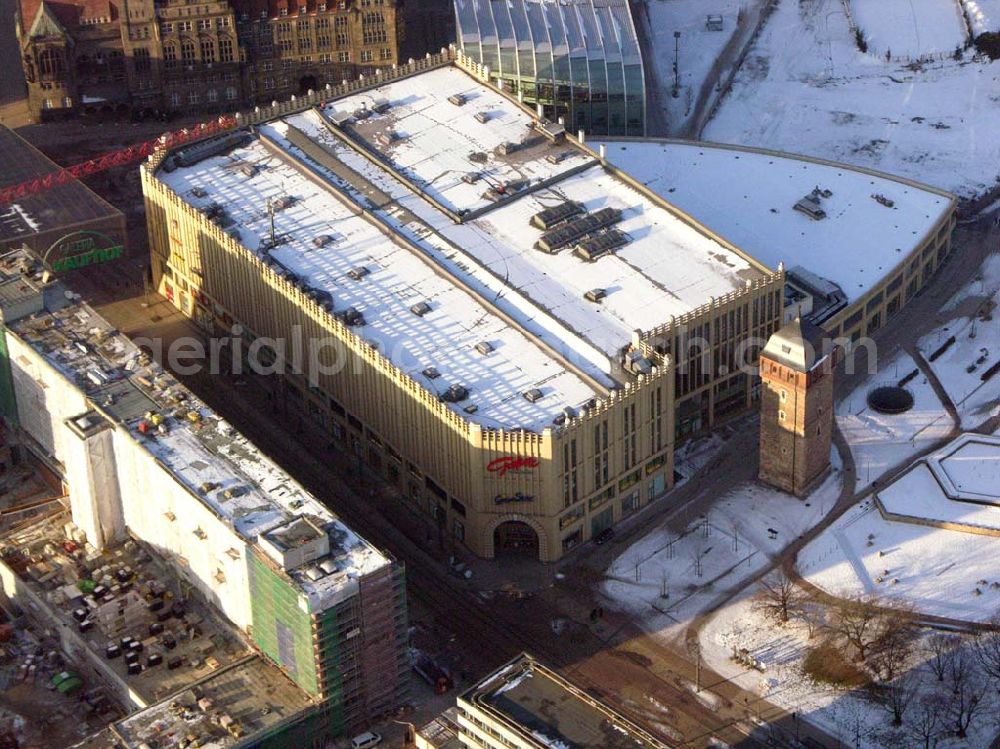 Aerial photograph Chemnitz / Sachsen - 15.01.2006 Chemnitz: Blick auf den CineStar - Filmpalast am Roten Turm in Chemnitz