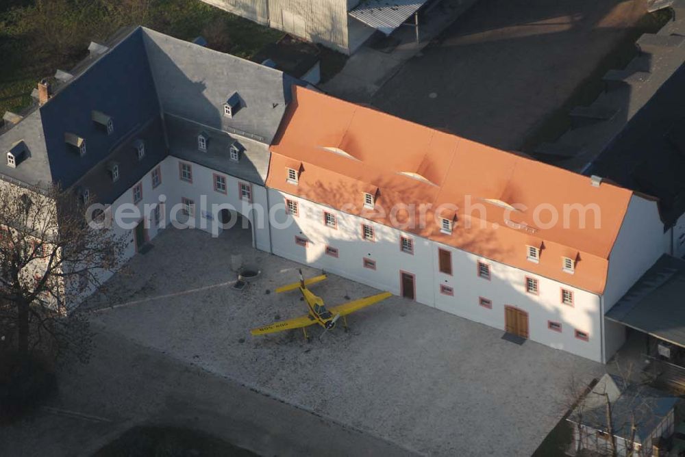 Blankenhain / Thürigen from above - Blick auf das Deutsches Landwirtschaftsmuseum im Schloss Blankenhain, 08451 Crimmitschau/OT Blankenhain, Leitung: Jürgen Knauss Tel.: (036608) 23 21, Fax: (036608) 23 32, Web: