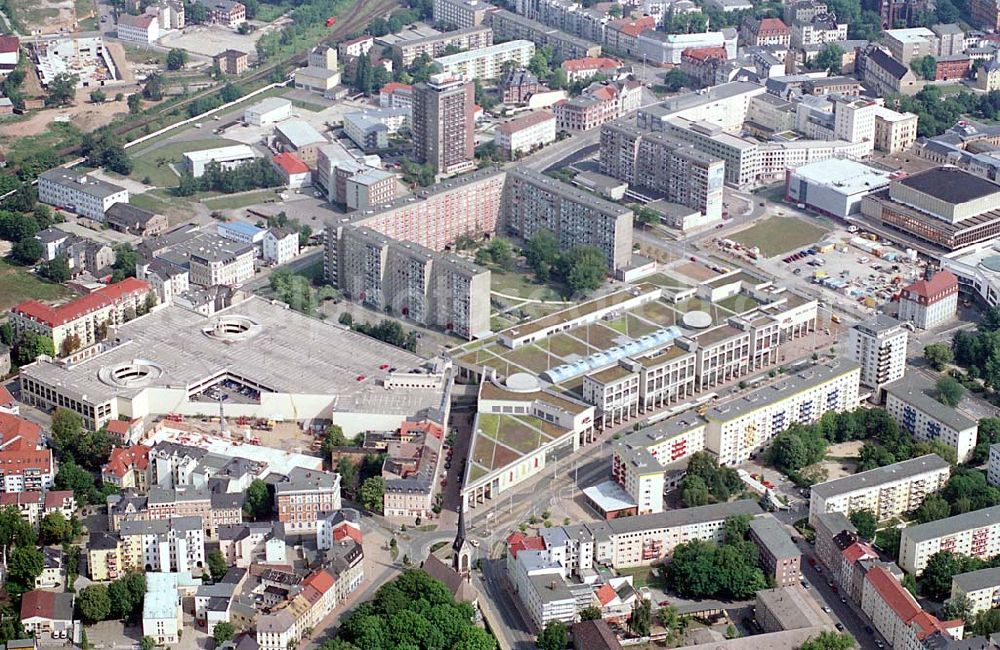 Aerial image Gera / Thüringen - Blick auf das Einkaufszentrum Gera Arcaden der mfi management für immobilien AG.